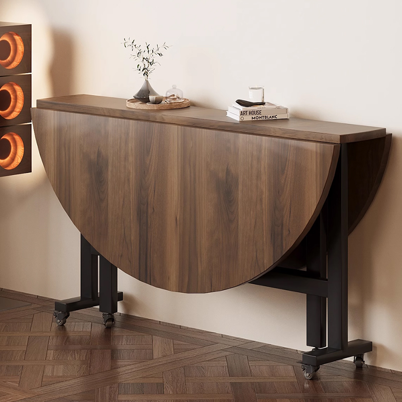 中古风餐桌实木生态板