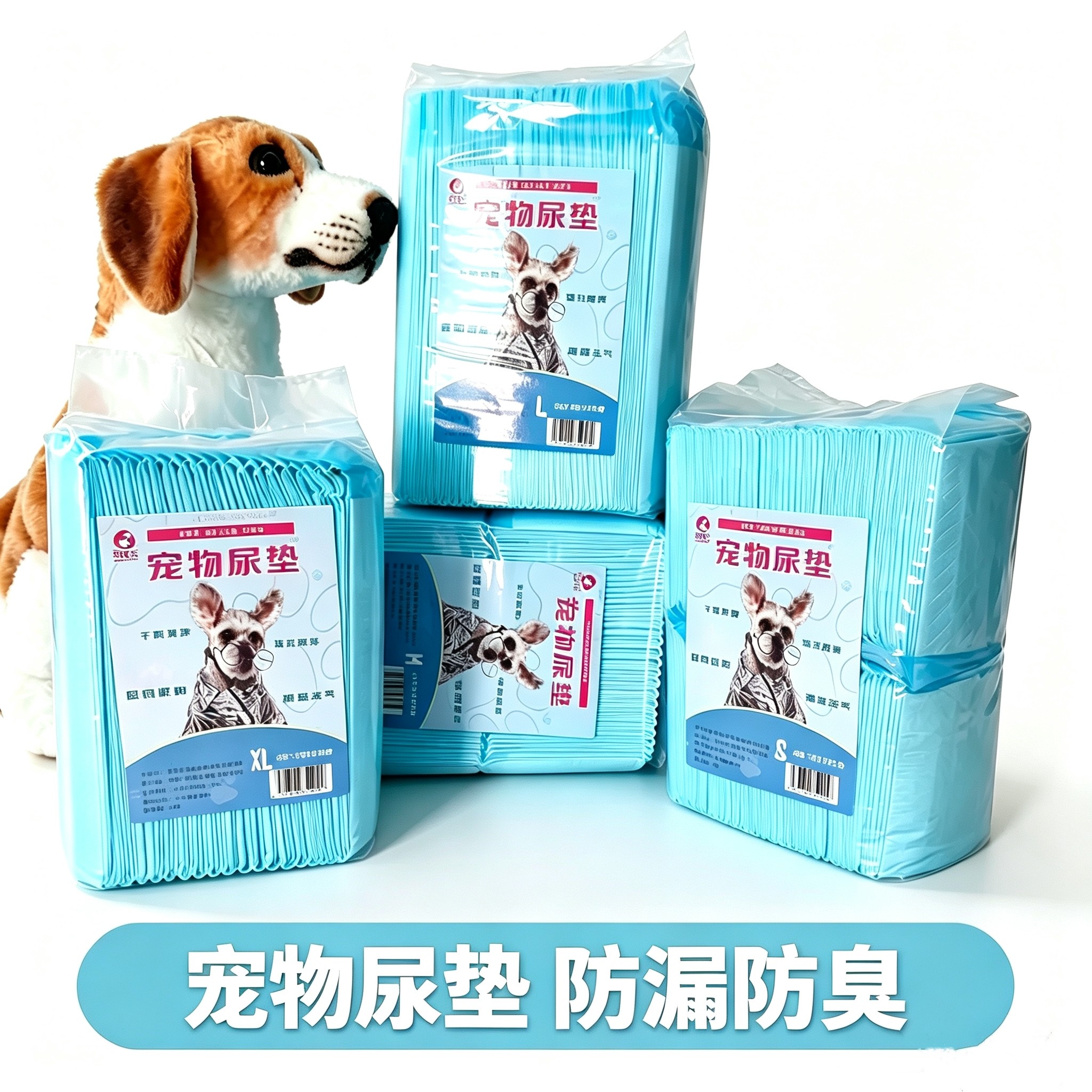 宠物尿垫用品狗狗尿片加厚除臭吸水泰迪比熊尿布纸尿裤铲屎官防漏