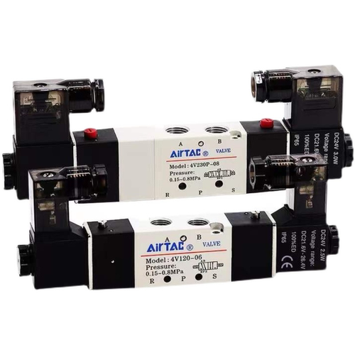 亚德客电磁阀4V220-08B/DC24V