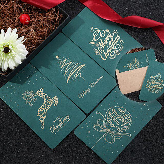 christmas thank you card diy creative blessing gift message