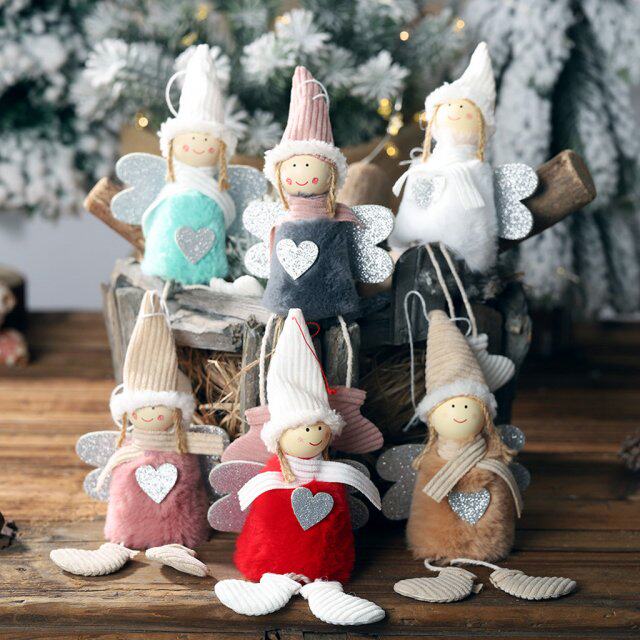 christmas pom doll pendant christmas decoration tree pendant