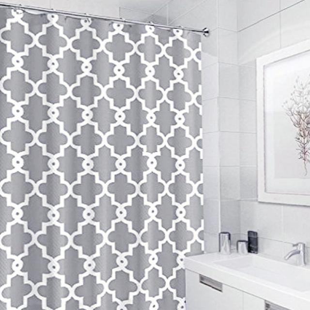 bathroom shower curtain 180*180cm thickened polyester fabric