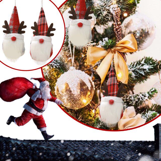 faceless doll decoration doll pendant christmas tree accesso