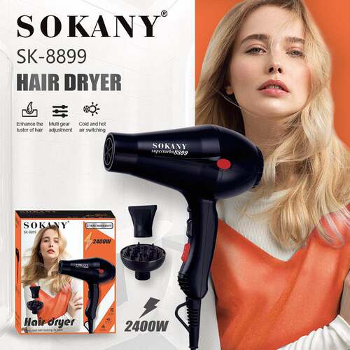 跨境出口SOKANY8899吹风机2档冷热风调节家用电吹风HAIR DRYER