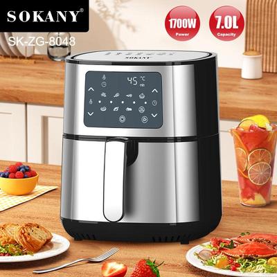外贸SOKANY8048空气炸锅7L容量家用炸锅触屏显示电炸锅AIR FRYER