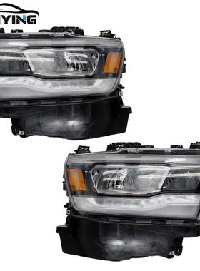 适用于RAM1500LED前大灯2019-2024汽车配件68316083AH 跨境专卖
