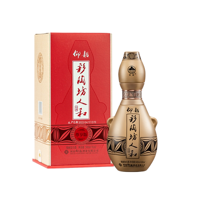 彩陶坊享版人和单瓶礼盒装550ml