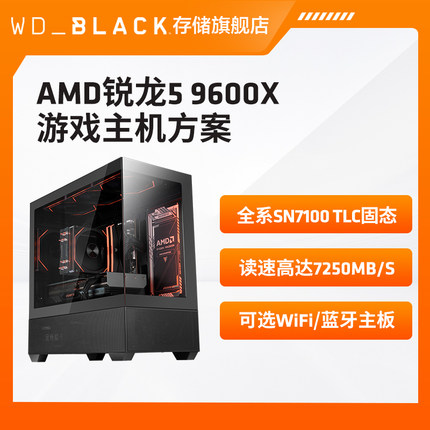 AMD锐龙5 9600X/RTX5060Ti/5070/RX9070XT游戏diy组装机台式电脑主机方案