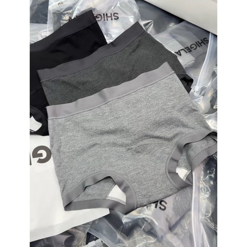 秒发诗歌兰6633简约舒适韩系无痕透气磨毛内裤女25年冬季新款