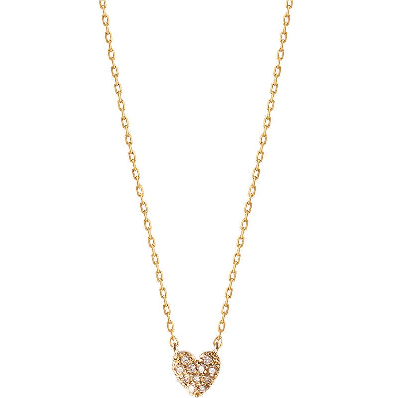 独立设计圆形项链吊坠天然钻石
