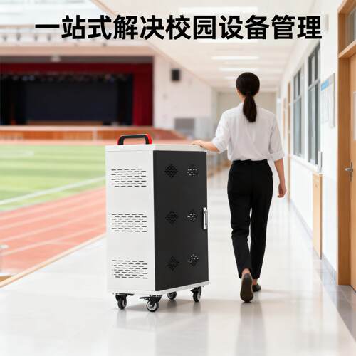 60位平板充电柜消毒功能充电车一体机定时断电学校iPad收纳充电柜