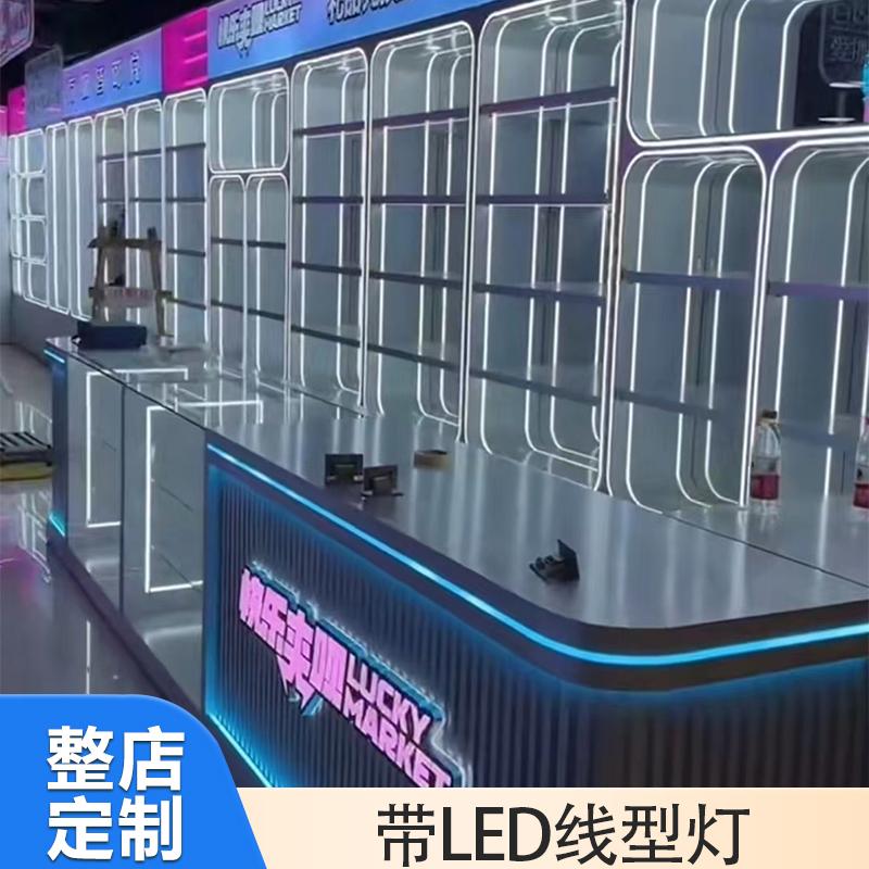  娃娃机展示柜玩具店货柜手办柜兑换礼品电玩城电竞动漫潮玩柜台