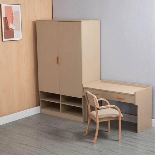 养老院衣柜老人适老化家具现代简约实木组装卧室储藏柜收纳货柜子