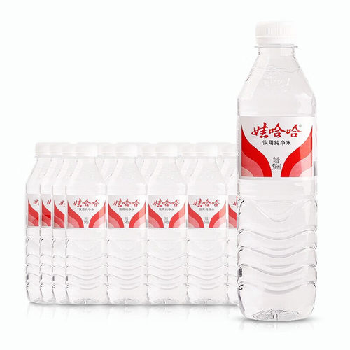 WAHAHA娃哈哈饮用纯净水596ml*24瓶整箱会议用水江浙沪皖包邮