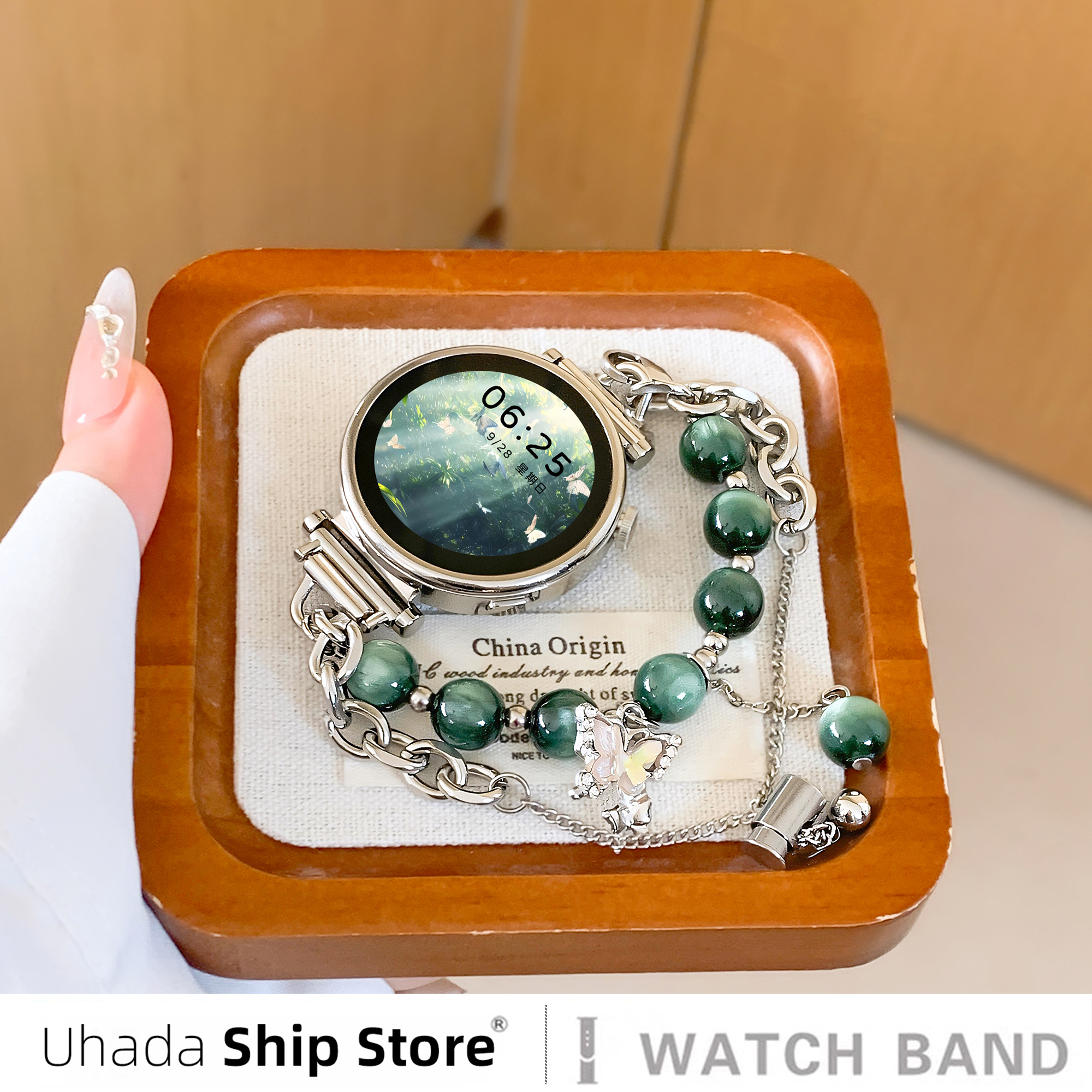 新款串珠金属手链创意gt5女生