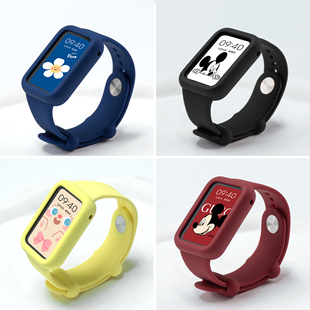 uhada适用小米手环9Pro保护壳表带硅胶保护套拼色小米手环10pro表带壳膜一体智能运动全包一体腕带保护膜表带