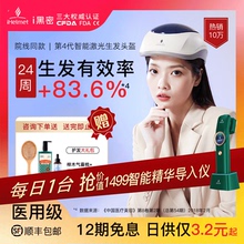 【热销10万+第四代医用智能激光生发仪】i黑密红光生发帽治疗头盔
