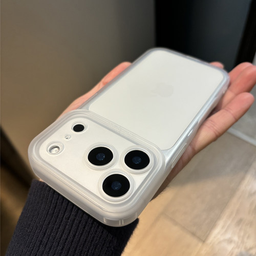 全包镜头透明简约软胶手机壳