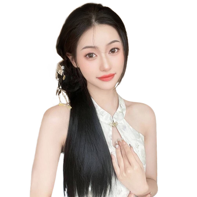 断货王递针蕾丝全真发无痕假发套