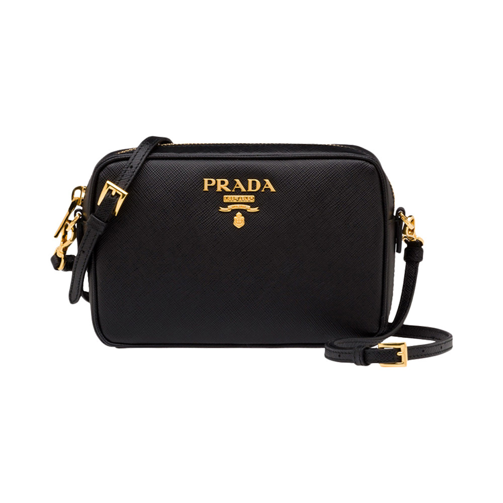 Prada 普拉达 女士皮革单肩包小号细链条小方包挎包