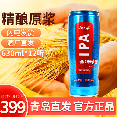 金特啤酒精酿原浆ipa高浓度礼盒
