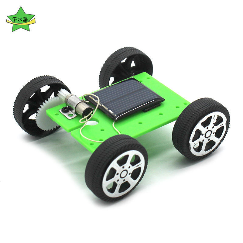 太阳能小汽车DIY科技模型