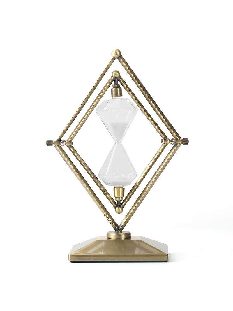 新款几何沙漏计时器摆件创意书房桌面装饰摆设流沙倒计时时间沙漏