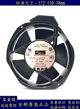 全新HOFFMAN A-6AXFN 5915PC-12T-B30-A09 115V风机17238散热风扇