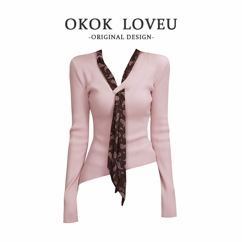 韩系毛衣女秋冬季可外穿针织衫