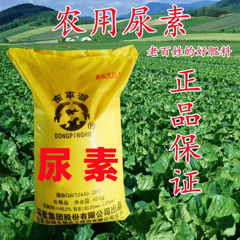 尿素肥料农用100斤化肥小麦玉米通用复合肥种花菜蔬菜小颗粒氮肥-封面