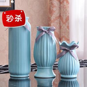 源头厂家水培陶瓷小清新花瓶摆件客厅创意现代简约时◆新品◆尚干