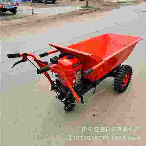 上山农汽油手推粪车工地汽油运输翻斗车拉汽油用手推车