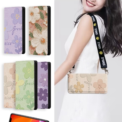 斜跨皮套软壳适用于一加翻盖