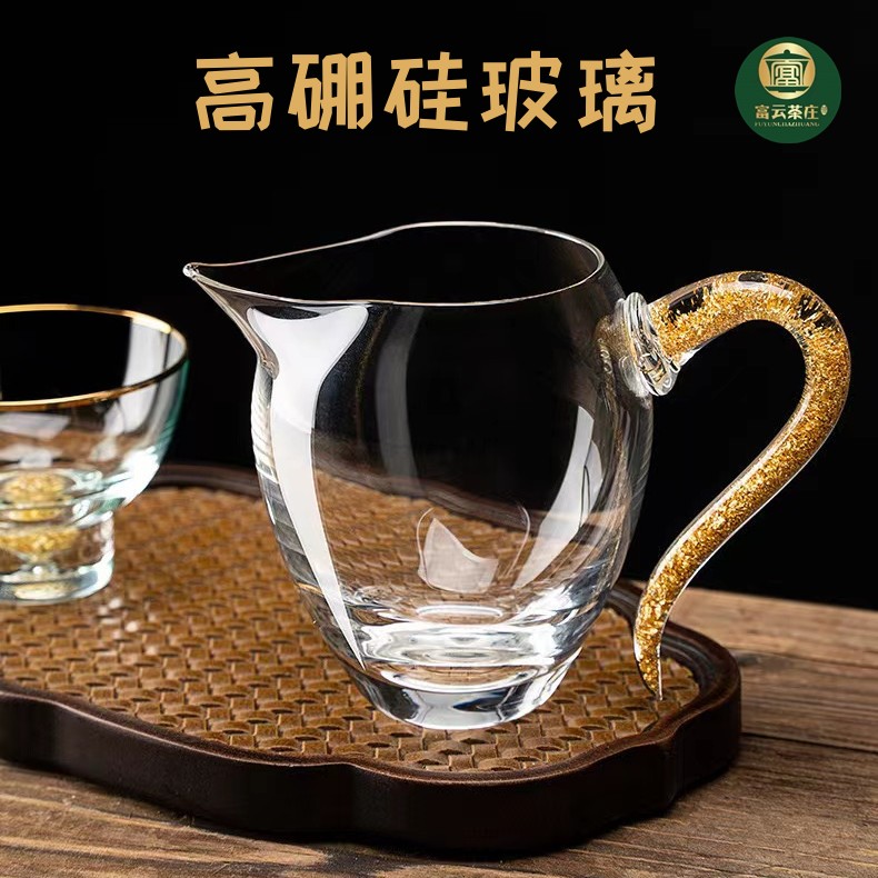 高硼硅公道杯特价玻璃企鹅公道杯