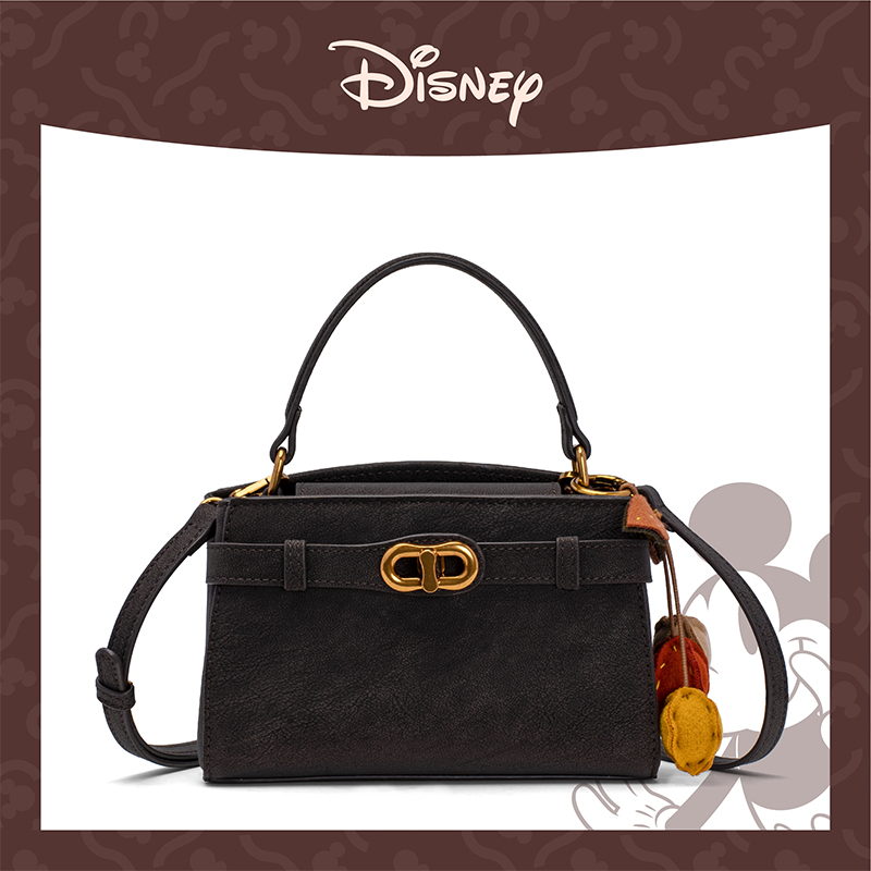迪士尼正品黑巧凯莉包