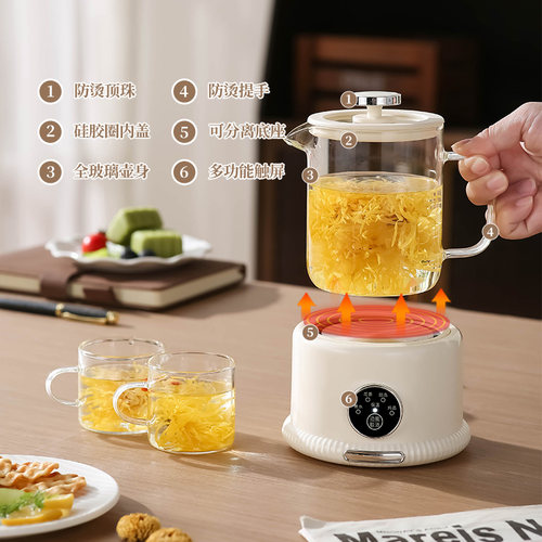 电热杯热牛奶神器办公室一人小型养生杯家用多功能加热水杯电炖杯