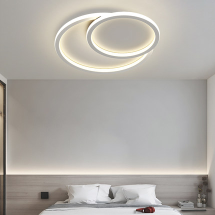 现代简约led吸顶灯北欧卧室灯家用书房灯具创意主卧房间灯饰新款