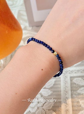 JINYU小众显白青金石细手链女