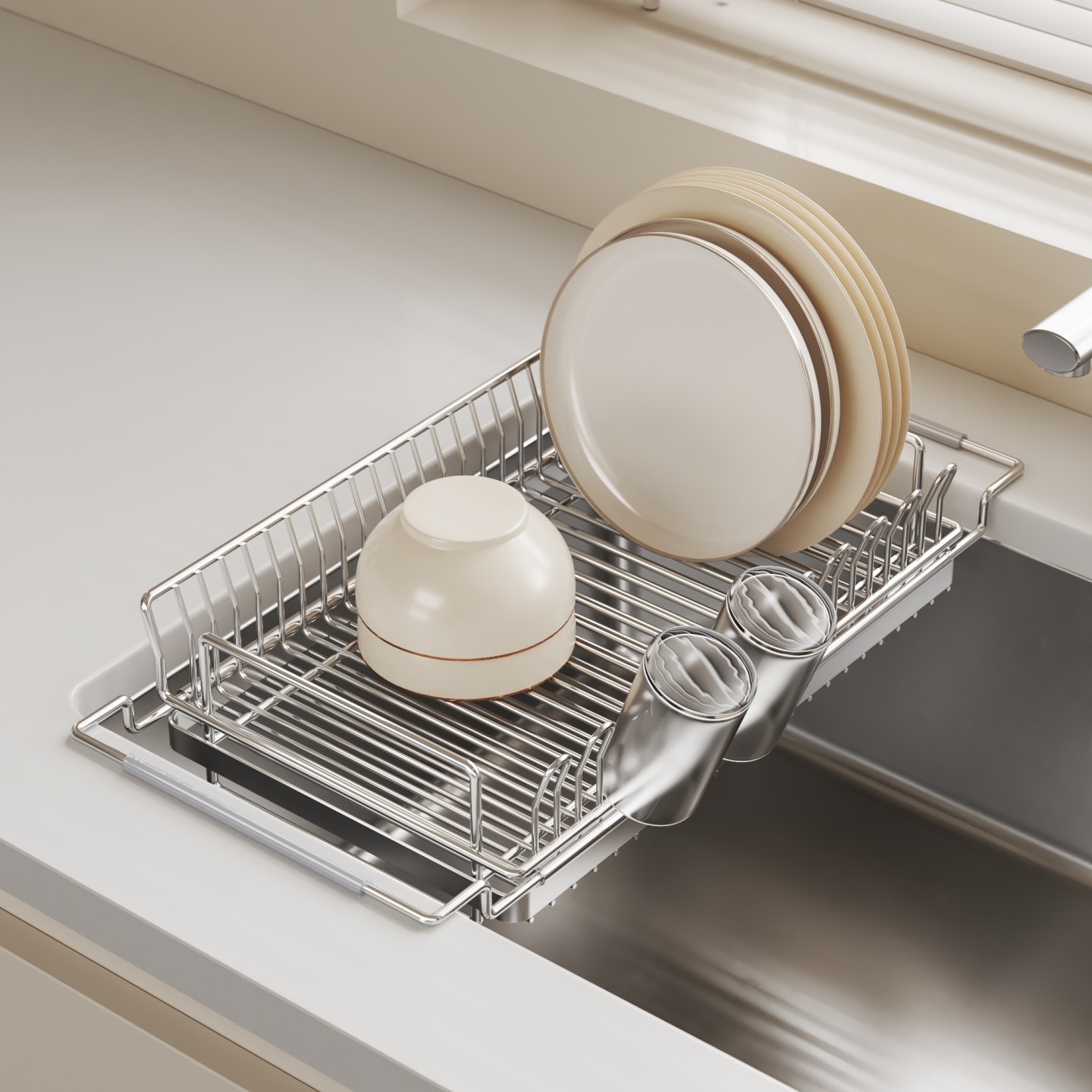 304不锈钢水槽沥水架沥水篮厨房台面置物架沥水架盘碗碟收纳架子,家装主材,沥水篮,淘宝优惠券,粉丝福利购,淘宝优惠卷