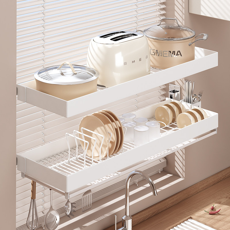 厨房窗台置物架壁挂式水池上方放碗架沥水架碗碟盘子收纳架可定制,厨房/烹饪用具,碗架,淘宝优惠券,粉丝福利购,淘宝优惠卷