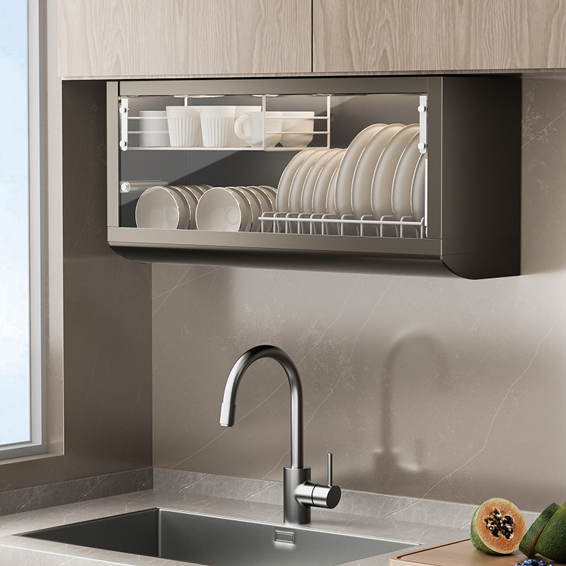 厨房多功能壁挂式置物架放碗免打孔碗柜碗盘碗碟收纳架碗架沥水架,厨房/烹饪用具,厨房置物架/置物柜/角架,淘宝优惠券,粉丝福利购,淘宝优惠卷