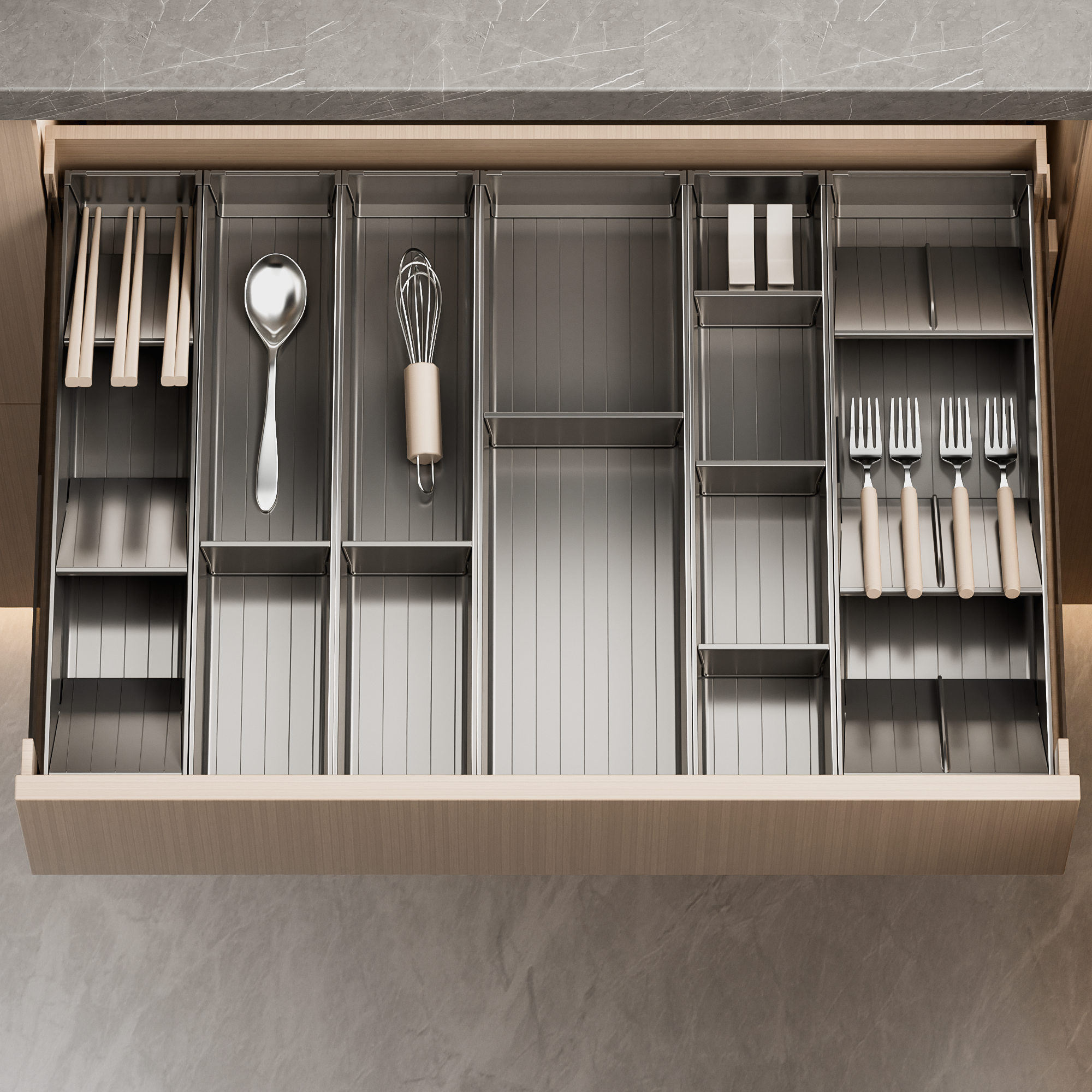 【可定制】抽屉内置分格收纳盒