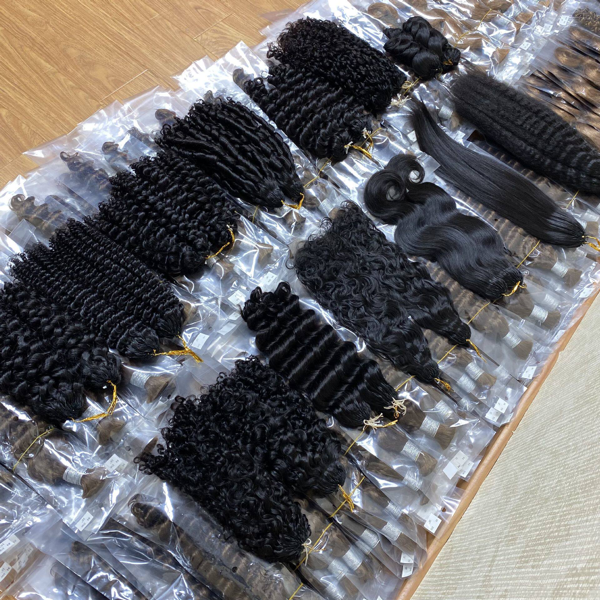 假发钩针编发crochethair真人发