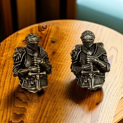 经典黄铜骑士刀坠挂件
