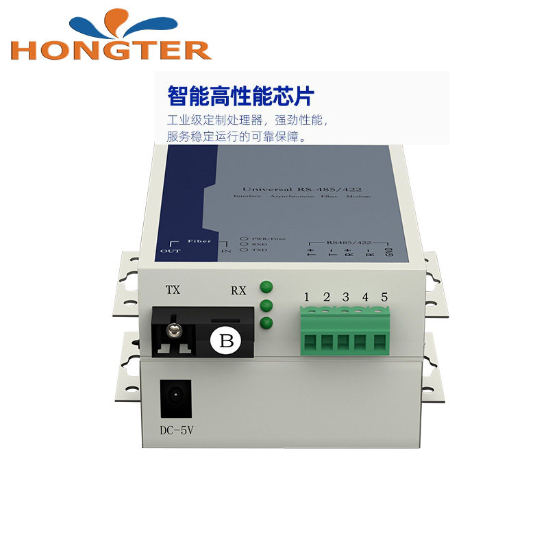 85转光纤收发器延长传输器1路2路4路8路RS485双向数据光端机422/232转光纤收发器单模多模单纤双纤1台