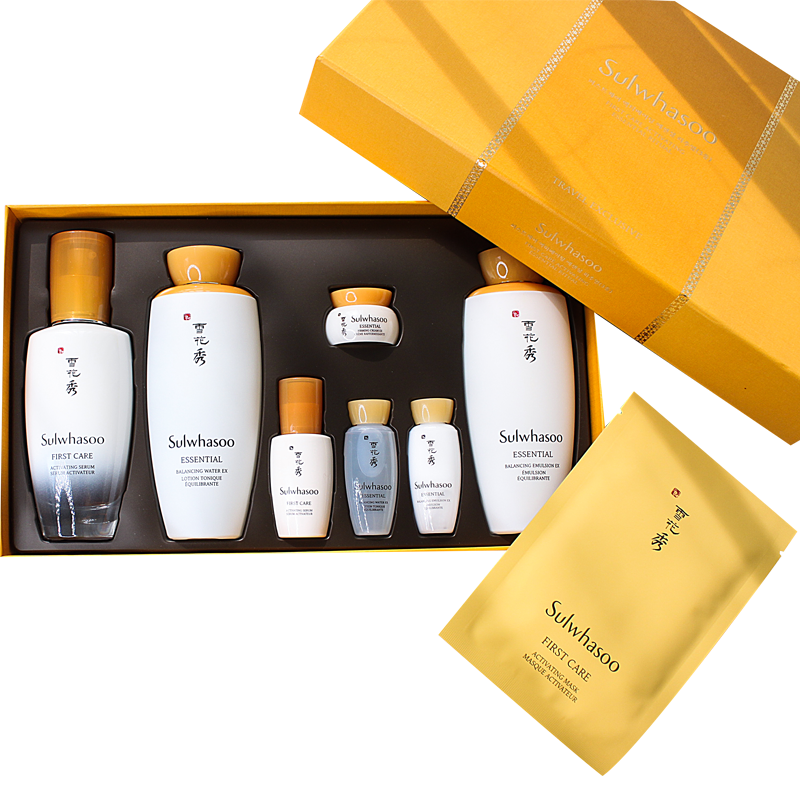 韩国雪花秀润致滋盈3件套装水油补水乳液精华保湿官方旗舰店官网