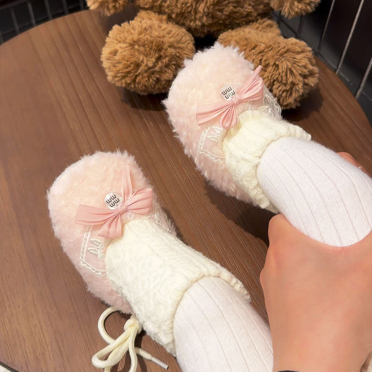 宝宝的不掉jio小棉鞋～~