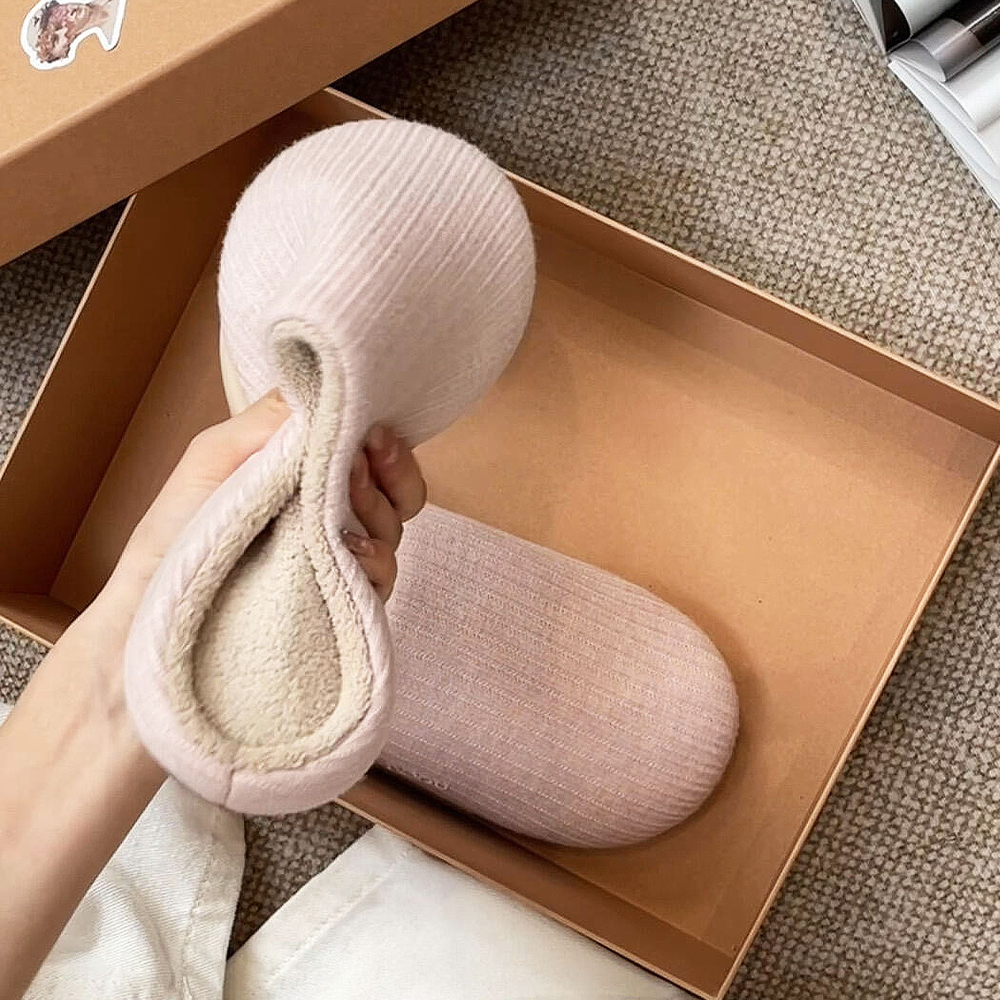 静音棉拖鞋~这个柔软度太牛啦