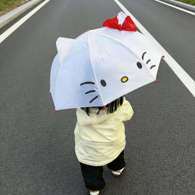 打开之后不想送给小侄女了~雨伞