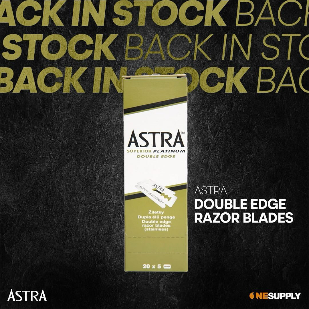 俄罗斯进口ASTRA刀片绿A双面刀片阿斯特白金手动双刃安全剃须刀片图片